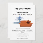 Les amis "Celui où" Invitation d'Ami (Devant / Derrière)