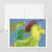 Les amis explorent la carte postale (Devant / Derrière)