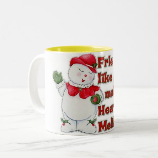 "LES AMIS FONT DE VOTRE COEUR UN MELT" MUG (Devant gauche)