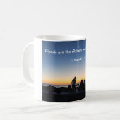 Les amis Mug avec coucher de soleil (Devant gauche)