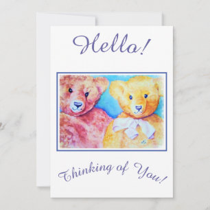 Les amis pensent à vous Carte de vacances