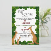 Les amis se rassemblent invitation (Debout devant)