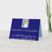 Les amis sont ces gens rares... - carte de voeux (Dos)