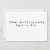 Les amis sont comme la carte Stars (Dos)