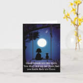 Les amis sont comme la carte Stars (Fleur jaune)