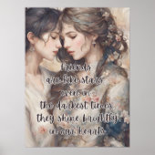 Les amis sont comme Stars Poster (Devant)