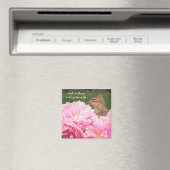 Les amis sont des fleurs Citation Chipmunk Magnet (In Situ (Lave-vaisselle))