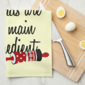 Les amis sont l'ingrédient principal serviette de (Quart Plié)