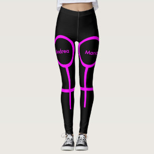 Les amoureux lesbiens Leggings personnalisés