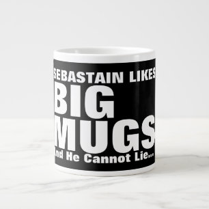 Les Amoureux Personnalisés Aiment Les Grosses Mugs