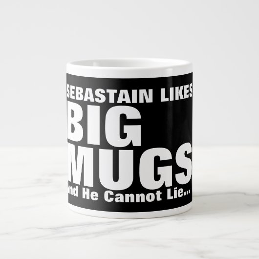 Les Amoureux Personnalisés Aiment Les Grosses Mugs (Devant)