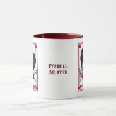 Les amoureux Skeleton Couple Valentine's Day Mug (Centre)