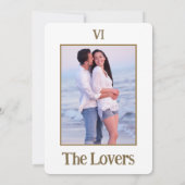 Les amoureux Tarot Happy Couple Photo Carte de rem (Dos)