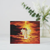 Les anges dans la carte postale Sky (Debout devant)