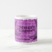 Les anges de maman/maman dans la tasse violette de (Centre)
