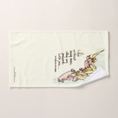 Les anges des nuages avec le réconfort pour vous (Serviette à main)