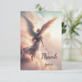 Les anges du Merci dans les nuages du ciel (Debout devant)