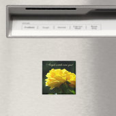 Les anges veillent sur vous ! aimant Fleurs Rose J (In Situ (Lave-vaisselle))