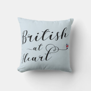 Les Anglais au coussin de jet de coeur, R-U