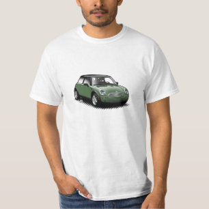 Les Anglais emballant le mini T-shirt moderne vert