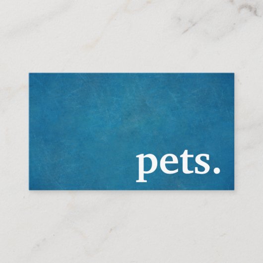 Les animaux de compagnie en damier modernes. carte (Devant)