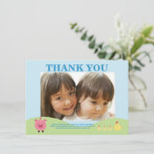 Les animaux de ferme Barnyard Merci Cartes photos (Debout devant)