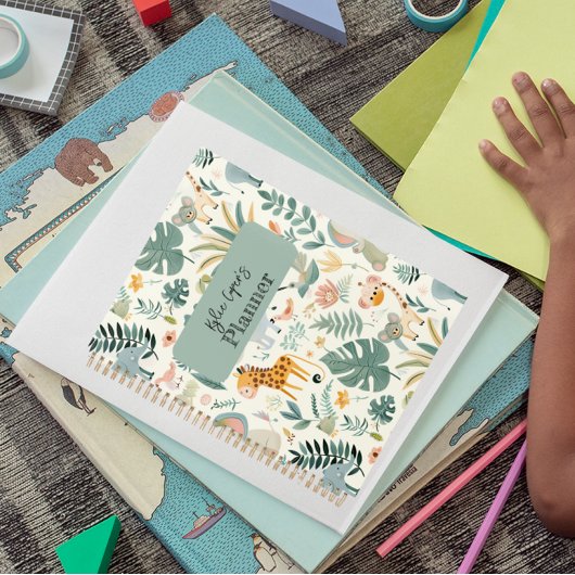 Les Animaux De La Jungle Pastels Retour À L'École 