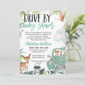 Les Animaux Des Bois Conduisent Par Des Invitation (Debout devant)