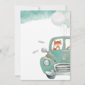 Les Animaux Des Bois Conduisent Par Des Invitation (Dos)