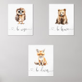 Les animaux des bois mignons être brave pépinière (Recto)