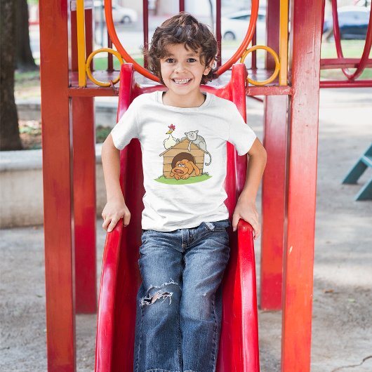 Les Animaux En T-Shirt De Porte