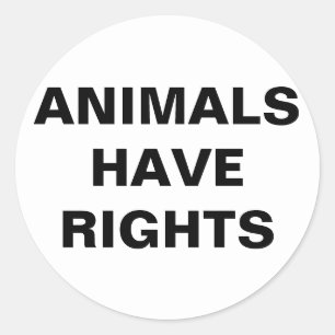 Les animaux ont des droits Sticker