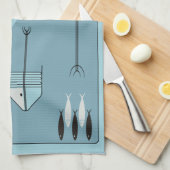 Les années 1950 FABULEUSES de serviette PÊCHENT de (Quart Plié)