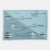 Les années 1950 FABULEUSES de serviette PÊCHENT de (Horizontal)