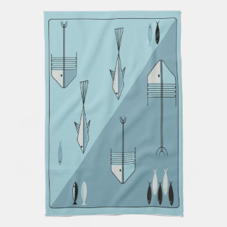 Les années 1950 FABULEUSES de serviette PÊCHENT de