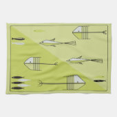 Les années 1950 FABULEUSES de serviette PÊCHENT de (Horizontal)