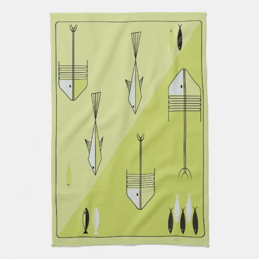 Les années 1950 FABULEUSES de serviette PÊCHENT de (Vertical)