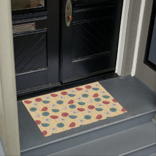 les années 1950 florales - tapis de porte