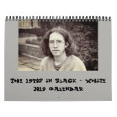 Les années 1970 en noir et blanc - calendrier 2019 (Protection)