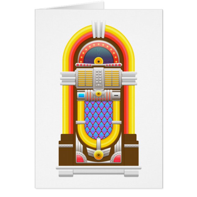 les années 50 juke-box à l'ancienne (Devant)