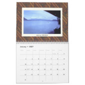 Les années 70 calendrier de voyage (Jan 2027)