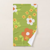 les années 70 de serviettes rétro des années 60 (Serviette à main)