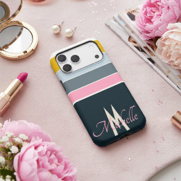 les années 70 initiales de script vintage trié mon