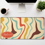 Les années 70 rétro Abstraite en marbre crème oran<br><div class="desc">Laissez-vous tenter par une danse des couleurs grâce à notre Motif moderne rétro Abstrait en marbre liquide. Evoquant la fluidité dynamique des surfaces marbrées et l'esthétique charmante du design rétro-moderne, ce motif est un régal pour les yeux. Une symphonie de couleurs vibrantes tourbillonne et coule dans des mouvements comme des...</div>