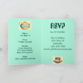 les années 70 Retro Invitation d'anniversaire (Intérieur)