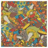 les années 70 tissu de champignon psychédélique (Fermer)