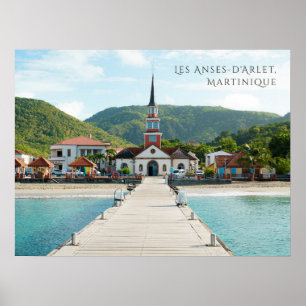 Les Anses-d'Arlet Martinique Schitterende Kust Poster