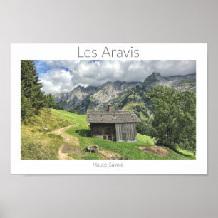 Les Aravis - Haute-Savoie, Poster van Alpen