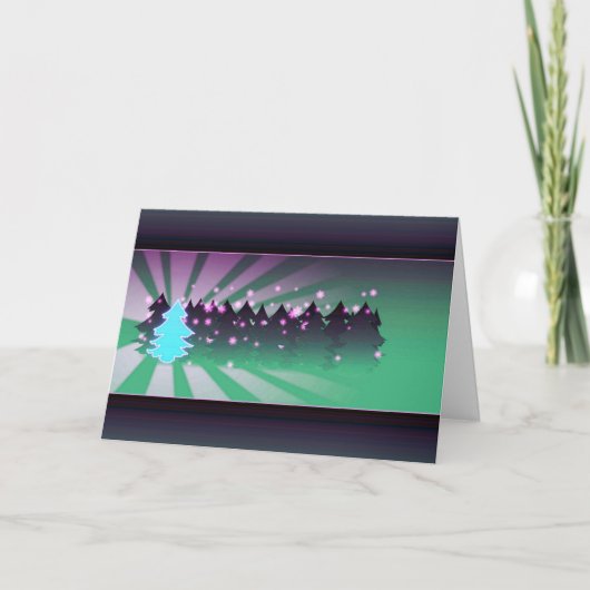 Les arbres de Noël Les nuances de la carte verte d (Devant)