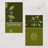 Les Arbres Et Leurs Cartes de visite Fruits (Devant / Derrière)